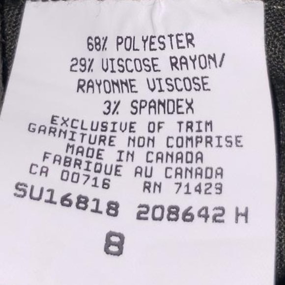 NWT "MADE IN CANADA"  green pocket skirt size 8 medium - Picture 14 of 14